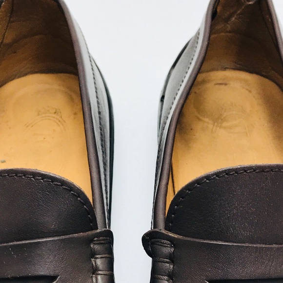 Tods Peter Penny Loafer Moc Leather Slip On Shoes - Picture 8 of 8